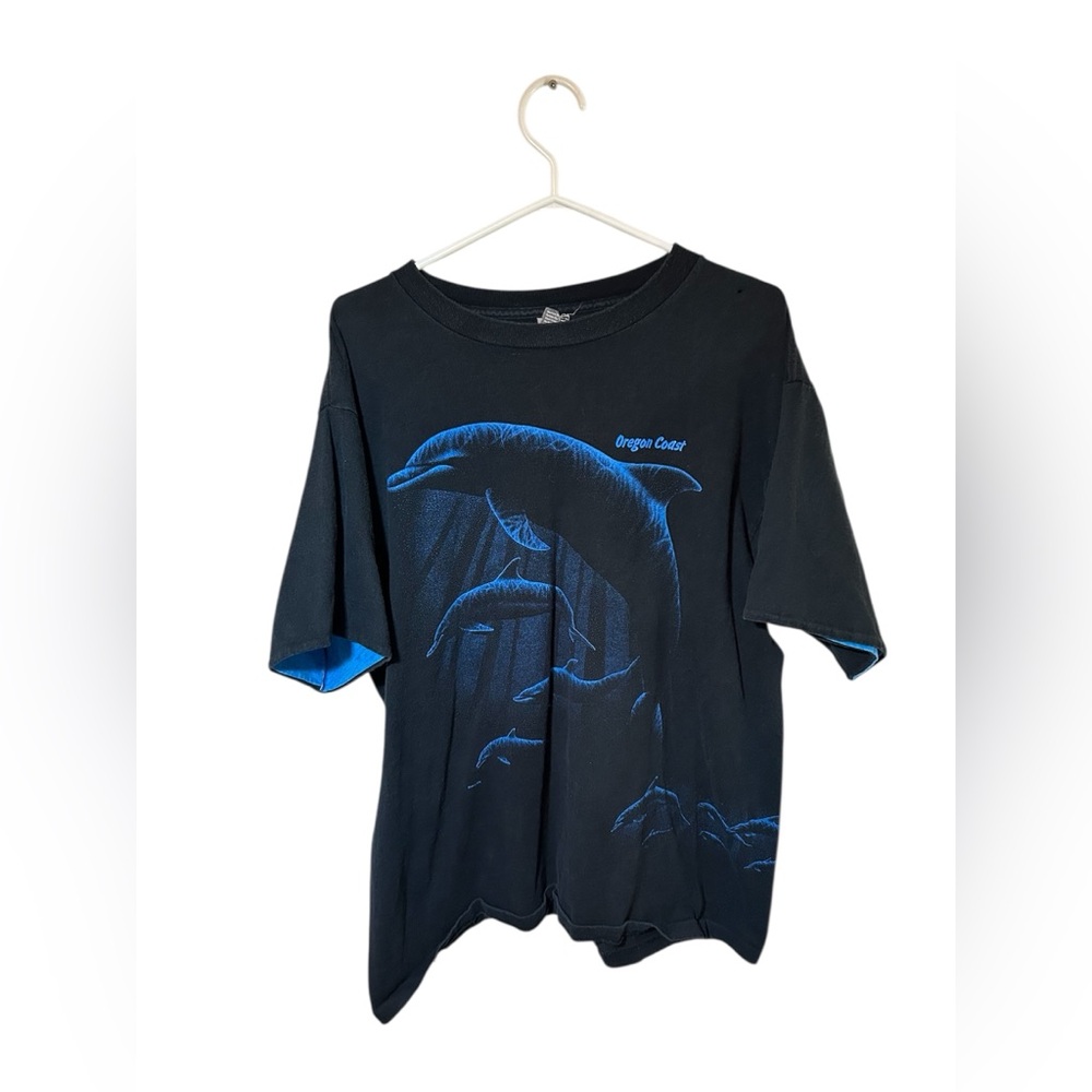 Vintage Oregon Tourist T-Shirt Dolphins Size XL